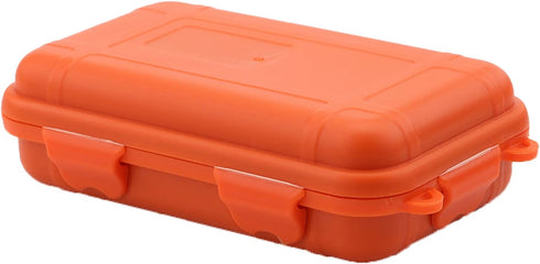 Waterproof Hard Case, Waterproof Shockproof Outdoor Survival Storage Carry Box, Universal Sealed Container Box with Foam(Orange,L)...