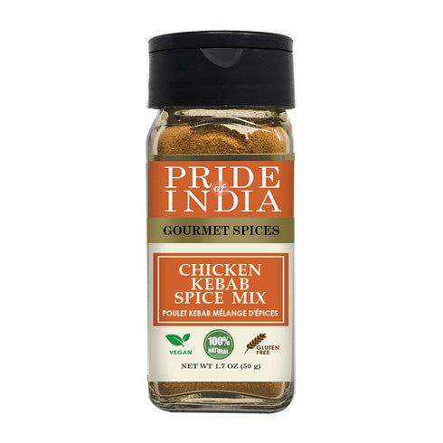Pride of India – Butter Chicken Kebab Seasoning Marination Spice – Gourmet Spice Blend – Artisanal Rub – Good for Chicken Meat & Paneer – Preserva...