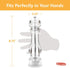 Salt Pepper Grinder Mill Arcylic,the Best Peppercorn Grinder with Adjustable Mill-Clear...