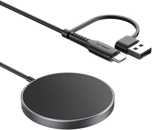 JSAUX Magnetic Wireless Charger Compatible for MagSafe Charger/iPhone 15/15 Pro/15 Plus/15 Pro Max/iPhone 14/14 Plus/14 Pro/14 Pro Max/13 12, Mag ...