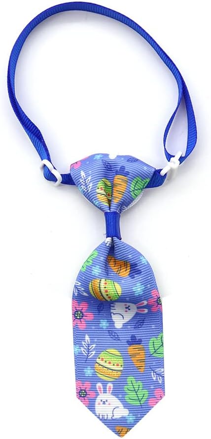 Easter Dog Necktie Pet Bow Ties Collar Pet Bow Easter Puppy Neck Tie Bowtie JPE06 (I)...