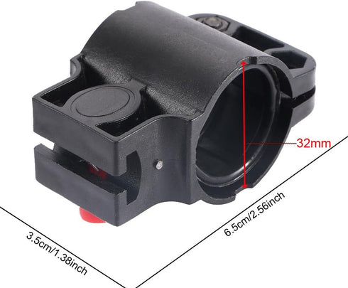 2 Pack Bike Lock Mounting Bracket Holder Frame Mount Replacement Storage Clamp Universal U-Lock Clip for Self Coiling Wire Cable Locks Combination...