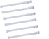 Tension Rods, 6 Pack Adjustable Spring Steel Cupboard Bars 21.6 to 35.4 Inches Tension Curtain Rod Shower Rod Closet Rod Tensions Rod Extendable W...