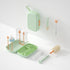Travel Baby Bottle Cleaning Kit, 7in1 Extendable Silicone Travel Bottle Brush Set & Drying Rack, Nipple, Straw, & Breast Pump Portable cleaning, w...