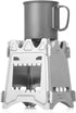 Lightweight Portable Wood Burning Camping Stove Camping Backpacking Stove Folding Wood Stove for Outdoor Hiking Camping Picnic Stove...