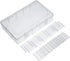 15 Grids Large Plastic Storage Box, Clear Organizer Box with Detachable Dividers Jewelry Organizer Box Bead Organizer Storage Container for Tackle...