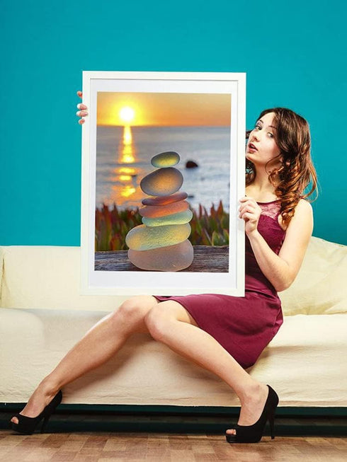 Beaudio Landscape Series Diamond Art Painting Kits for Adults- Stone in The Bright Sunshine- DIY Round Full Drill 5D Diamond Art for Home Wall Dec...