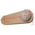 HONEYSEW Hardwood Tailors Clapper with Pin Cushion,Quilters Pressing and Seam Flattening Tool...