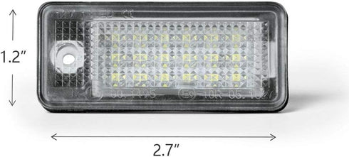 Gempro License Plate Lights LED Tag Lamps for Audi A3 S3 A4 S4 A6 S6 A8 S8 Q7 RS4 License Number Plate Lamps, 6000K Xenon White, 2 Packs...