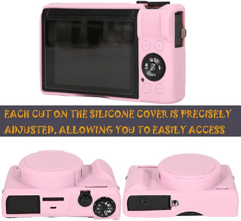 Case for Canon Powershot G7X Mark III Digital Camera, G7X Mark iii Camera Silicone Case, Anti-Scratch Slim Fit Soft Skin, G7X Mark 3 Accessories w...