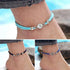 LAIMIO 4 Pcs Anklets Bracelet-Women Anklet Boho Beads Antique Silver Life Tree Anklets Foot Chain Beach Jewelry...