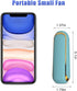 ideapro Mini Portable Fan Pocket Handheld Fan, 2000 mAh USB Rechargeable Personal Fan, Batteries Operated Mini Travel Fan with 3 Speeds Power Bank...