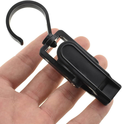 Hahiyo Plastic Swivel Clothespins Hanging Hook Clip Smooth Rotate Strong from Wind Secure to Hold Heavy Laundry Save Space Not Damage Leave Pinch ...