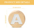 26 Pack Bling Gold Letter Decoration Charms Alphabet ABC-Z Characters, DIY for Boy Girl Teens Men Women and Adults...