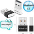 USB Bluetooth 5.3 Adapter for PC Supports Windows 11/10/8.1/7,Plug &Play For Win11/10, Mini 5.3+EDR Bluetooth Dongle Receiver&Transmitter for PC,L...