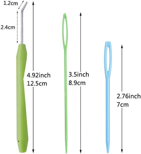 4 Sets Knitting Loom Hooks, Crochet Hook Set with 8 Pieces Needles for Knifty Knitters ?......