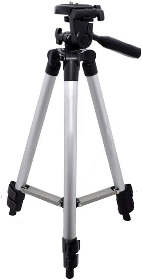 50 Inch Aluminum Camera Tripod for Canon, Nikon, Sony, Samsung, Olympus, Panasonic & Pentax + eCost Microfiber...