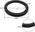 2PCS Black Plastic Speaker Spacer Adaptor Ring Mounting Bracket, 6inch Dia Speaker Spacer Rings for Cars, Boats, Trucks, and More......