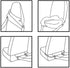 Universal Single-Piece Mesh Seat Cover Gray...