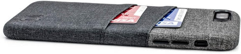 Dockem Luxe Wallet Case for iPhone 8 Plus and 7 Plus - Slim, Simple Card Case with UltraGrip Canvas Style Synthetic Leather: Professional Executiv...