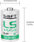 4 Pack LS14250 3.6V 1/2 AA Size Lithium Batteries Use for Dog Collar Watch R9 Leash Security System Device PLC Facility...