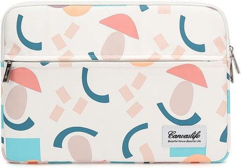 Canvaslife Waterproof Pattern 13-inch Laptop Sleeve with Pocket 13-inch 13.3-inch Laptop 13-Sleeve (Garden)...