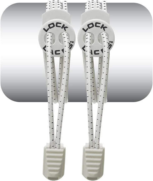 Lock Laces - Elastic No Tie Shoelaces 1 Size Fits All for Kids Adults Tieless Shoe Laces Tennis Shoes Sneakers...