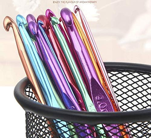 14PCS Aluminum Crochet Hooks Knitting Needles Craft Yarn 2.0mm/2.5mm/3.0mm/3.5mm/4.0mm/4.5mm/5.0mm/5.5mm/6.0mm/6.5mm/7.0mm/8.0mm/9.0mm/10.0mm......