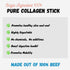 Amazing Dog Treats - Large Collagen Stick - (6 Inch - 8 Count) - Collagen Beef Cheek Rolls for Dogs - 100% Pure Collagen Sticks for Dogs - No Hide...