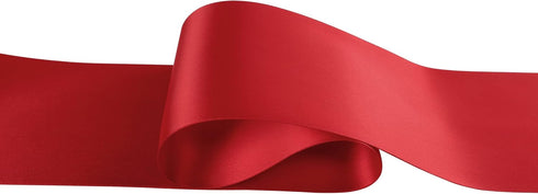 AVANAVA 4 Inch Wide Ribbon Double Face Satin Ribbon - 25 Yards (260-Scarlet Red)...