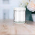 4 oz / 120 ml Clear Thick Glass Straight Sided with White Smooth Lid (12 pack) + Small Glass Balm Jar...
