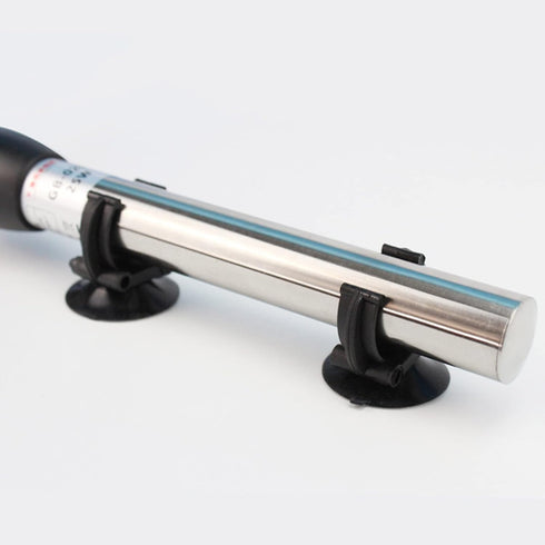 Aquarium Heater Holder Suction Cup Clip Black for Fish for Tube Hose Plant Decoration Sucker Dia 1.34" Clip Dia 0.9 Aquarium Heater Holder Suction...