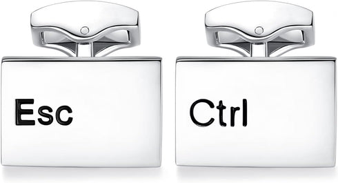 HONEY BEAR Computer Ctrl Esc Keys Cufflinks for Mens Shirt Wedding Business Gift...