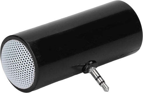 Portable Speaker, 3.5 mm Jack Stereo Battery Powered Wireless Plug in Speaker, Mini Portable Speaker for Mobile Phones and Tablets, (Black)...