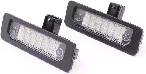 Xinctai 2PCS LED Rear Number License Plate Light Lamp For Ford Mustang Focus Fusion Flex Mercury sable milan Lincoln MKS MKT MKX MKZ OEM 8T5Z13550...