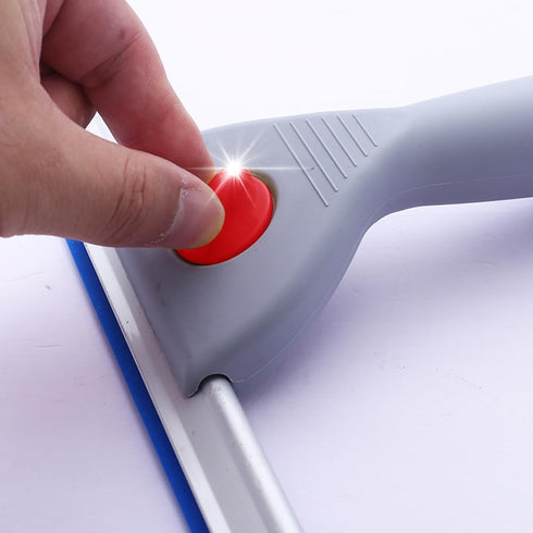 Blue 25cm 10in Window & Glass Cleaning Squeegee - Cleaning Supplies Shower Glass Door and Tile Cleaning Non-Slip Handle (10IN/25CM, Blue)...