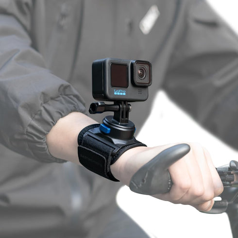 SUREWO Magnetic Wrist Strap Mount Compatible with Go pro Hero 12/11/10/9/8/7//6/5 Black,DJI Osmo Action 4/3/2,Insta 360 ONE R,AKASO/Campark and Mo...
