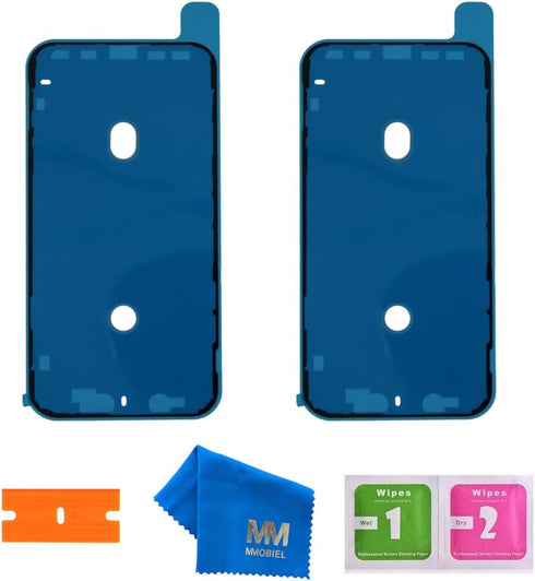 MMOBIEL 2 x LCD Seal Adhesive Sticker Waterproof Compatible with iPhone 11-6.1 inch Black for LCD Display Frame Tool Kit Included......