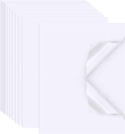 Joyberg Shipping Labels, 8.5"x11" Shipping Label Paper, 2 Per Page Printable Sticker Paper, Shipping Label Printer Paper, Label Paper for Laser/In...