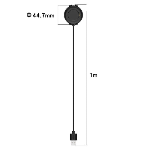 FitTurn[2-Pack Charger Compatible with Ticwatch GTK/Mobvoi CXB07 Smartwatch - Replacement USB Charge Charging Cable Wire Cord Dock Clip 3.3ft 100c...