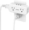 Multi Plug Outlet Splitter with USB, TESSAN 4 Electrical Multiple Outlet Extender with 3 USB Ports, Mini Double Plug Expander Surge Protector for ...