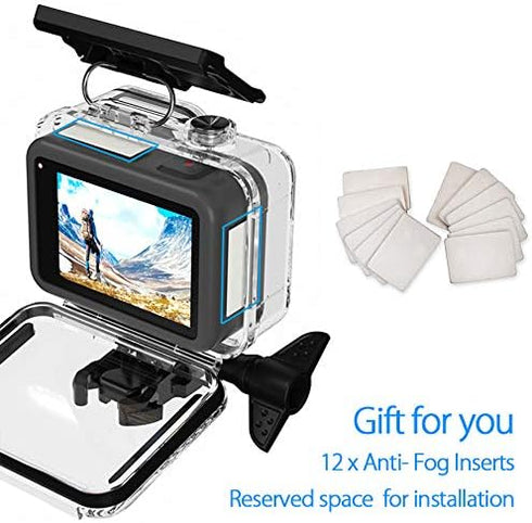 FitStill 60M Waterproof Case for Go Pro Hero 8 Black, Protective Underwater Dive Housing Shell with Bracket Accessories for Go Pro Hero8 Action Ca...