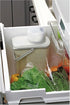 JapanBargain 3193, Rice Container Japanese Kome Bitsu Clear Plastic Dry Food Storage with Lid Great for Pet Food Dog Food Cat Food Treat Kitchen P...