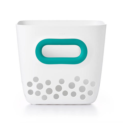 OXO Tot Bath Toy Bin, Teal, 1 Count (Pack of 1)...