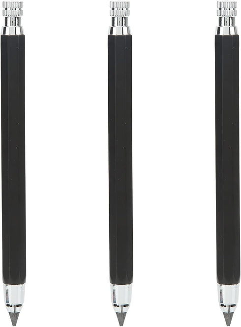 3Pcs Mechanical Carpenter Pencils 5.6mm Scribing Tool Marker Set Kit Construction Pencils with Built in Sharpener, Carpentry Marking Scribe Tools ...