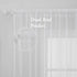 MIULEE 2 Panels Solid Color White Sheer Window Curtains Elegant Window Voile Panels/Drapes/Treatment for Bedroom Living Room (54 X 72 Inches White...