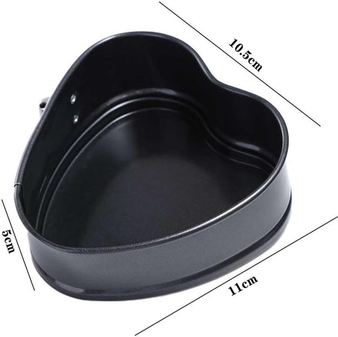 Heart Shaped Springform Cake Mold Pan Toast Mold with Removable Loose Base Bakeware Cake Pan Nonstick Baking For Cake Baking Pans...