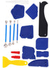 16PCS Silicone Caulk Tools Kit Spreader Scraper Remover Glass Glue Finishing Applicator Kit for Moldling Gluing Floor Fitting...