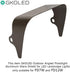 GKOLED Outdoor Angled Floodlight Aluminum Glare Shield for LED Landscape Light...