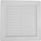 6" x 6" Inch White Air Vent Cover with Built-in Pest Guard Screen, HVAC Vent Duct Cover, Vent Cap Plastic